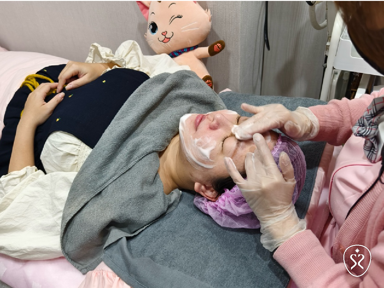 台中星和診所鳳凰電波術前清潔卸洗與敷麻過程